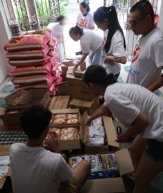 Food Packing for Bocaue Food Drive